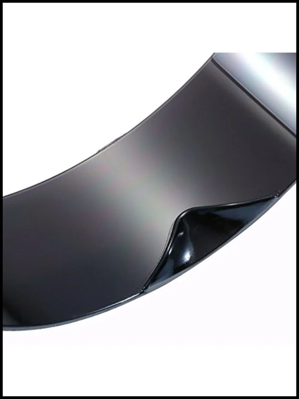 2 Pack Shield Sunglasses Plastic Frame Polycarbonate Lens Mirrored